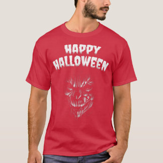 Creepy Happy Halloween Skeleton T-Shirt