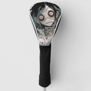 Creepy Horror Doll Aesthetic Anime Girl Golf Head Cover