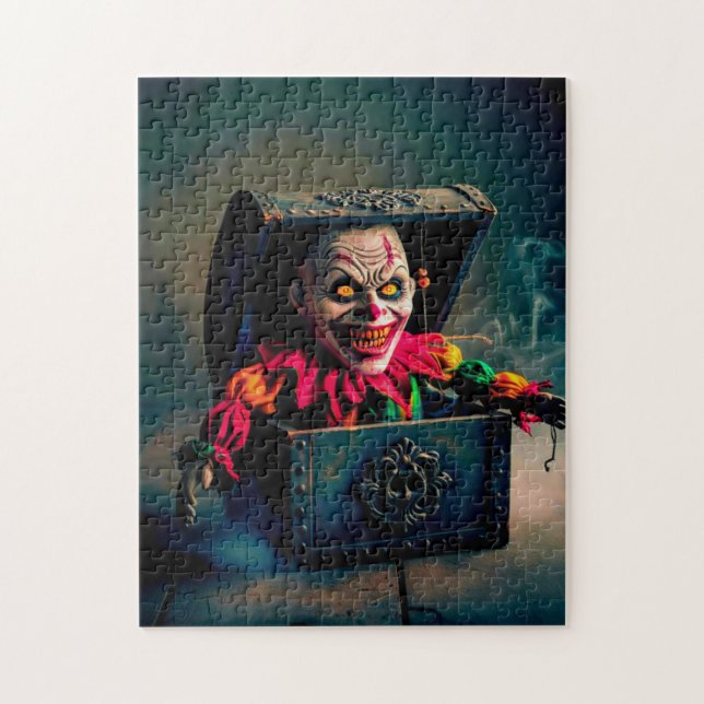 Creepy Jack in the Box Jigsaw Puzzle (Vertical)