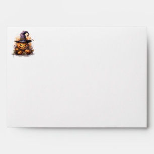 Creepy Jack-o-lantern Halloween Envelope