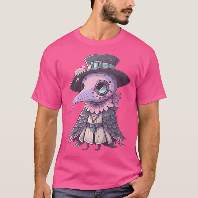 Creepy Kawaii Pastel Goth Plague Doctor T-Shirt (Front)