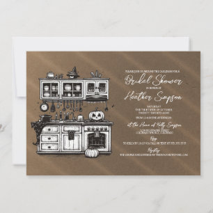 Creepy Kitchen Bridal Shower Invitation