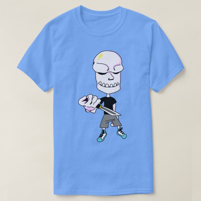 Creepy Knife Man T-Shirt (Design Front)