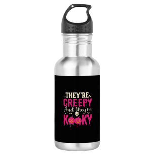 Creepy Kooky Halloween Skull Pumpkin Design_1 532 Ml Water Bottle