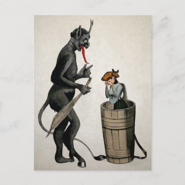 Creepy Krampus Postcard (Front)