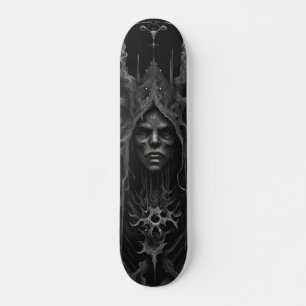 Creepy lady skateboard