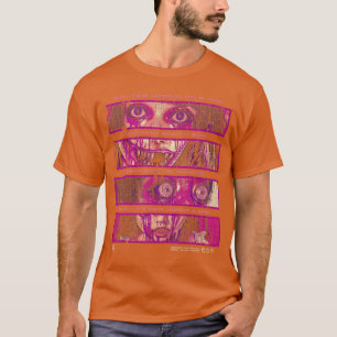 Creepy Manga Anime Girl Japanese Horror Streetwear T-Shirt
