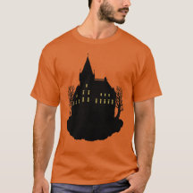 Creepy Mansion in Silhouette