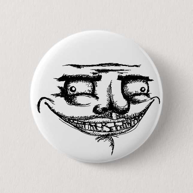 Creepy Me Gusta - Pinback Button (Front)