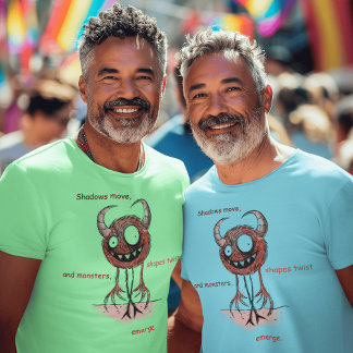 Creepy Monsters Films-Inspired Spooky Creature T-Shirt