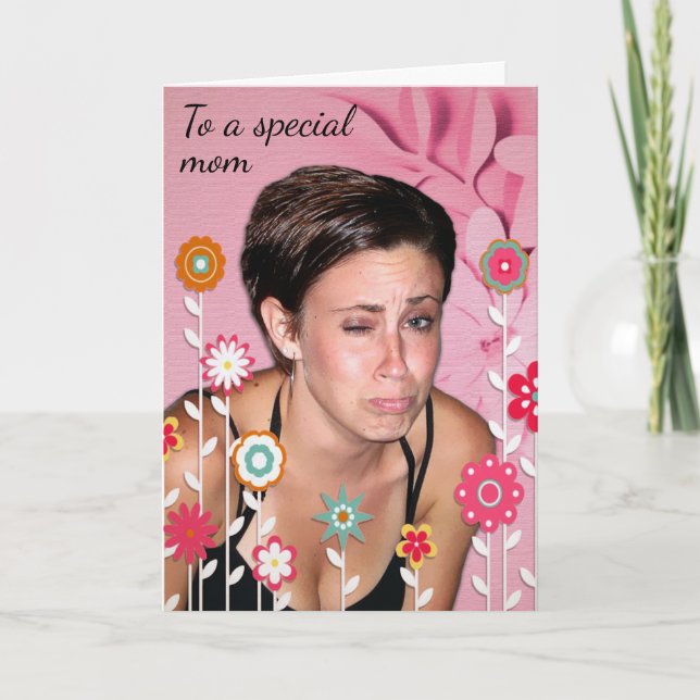 Creepy Mother's Day Holiday Card (Front)