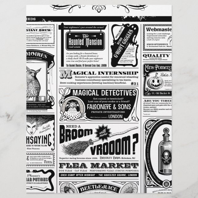 creepy newspaper (Front)