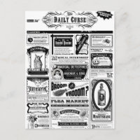 creepy newspaper