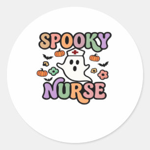 Creepy Nurse Classic T-Shirt Classic Round Sticker