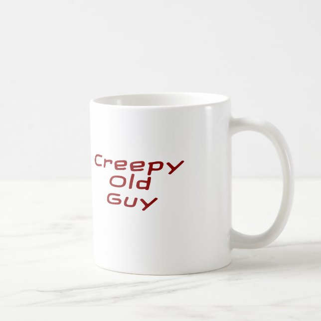 Creepy Old Guy Coffee Mug (Right)
