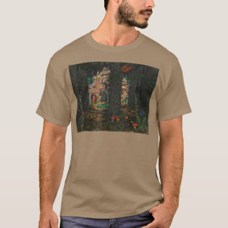 Creepy Old Witch Retro Fairy Tale Hansel and Grete T-Shirt