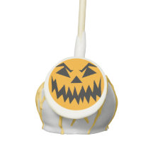 Creepy Orange Halloween Pumpkin Smile Face