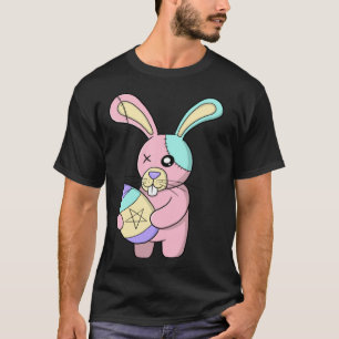 Creepy Pastel Goth Easter Bunny Cute T-Shirt