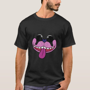 Creepy Pug Dog Breed Face Costume Boys Halloween C T-Shirt