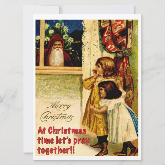 Creepy Santa Card (Front)