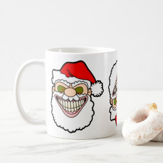 Creepy Santa Claus Screwball Graphics Coffee Mug