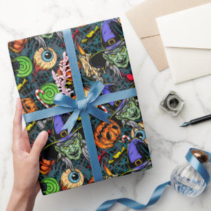 Creepy Scary Halloween Spooky Wrapping Paper