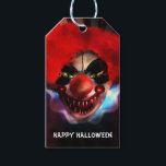 Creepy Scary Killer Clown Halloween Party Favour Gift Tags<br><div class="desc">Customise however you want.</div>