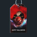 Creepy Scary Killer Clown Halloween Party Favour Gift Tags<br><div class="desc">Customise however you want.</div>