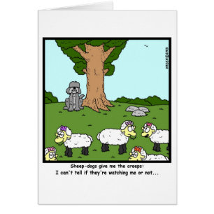 Creepy sheep-dog...