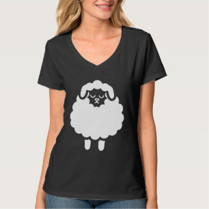 Creepy Sheep  Morning Group Sheep T-Shirt