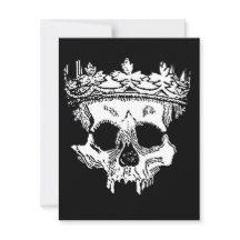 Creepy Skeleton Head on a 