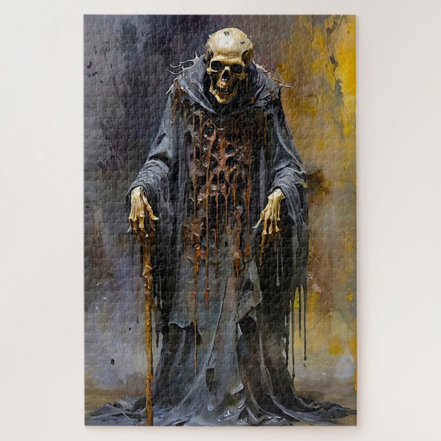 Creepy Skeleton Jigsaw Puzzle (Vertical)