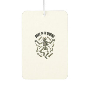 Creepy Skeleton Shirt Vintage Halloween Bones Desi Car Air Freshener