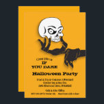 Creepy Skull Halloween Party Invitations<br><div class="desc">A spooky gloved hand holds a white skull on these invitations. Fun for  Halloween costume party invitations,  kid's birthday party invitations,  adult Halloween costume party invitations,  just change the wording to fit your occasion. For thicker papers,  consider the Matte Paper.</div>