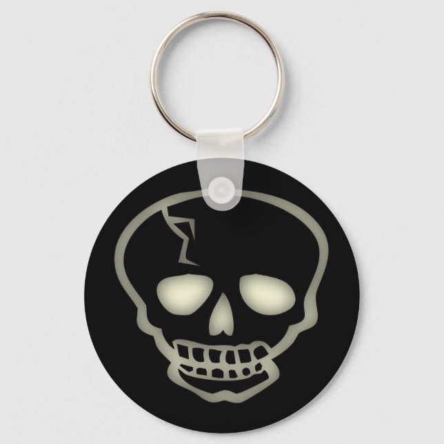 Creepy Skull Keychain (Front)