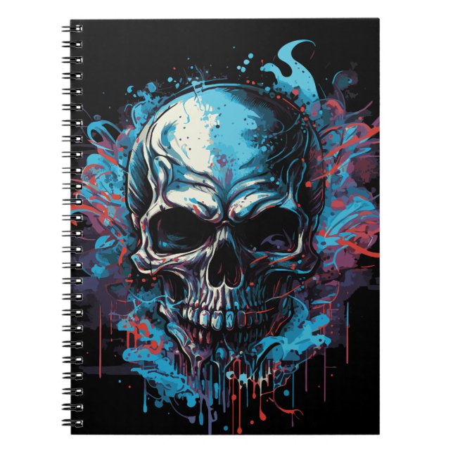 Creepy Skull Notebook (Front)