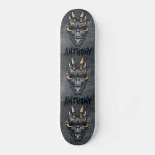 Creepy Skull Skateboard