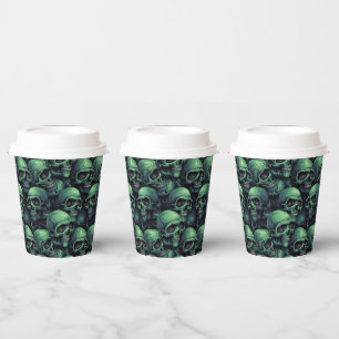 Creepy Skulls Paper Cups