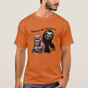 Creepy Sloth Halloween T-Shirt – Cute and Spooky S