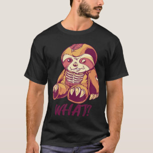 Creepy Sloth Horror Murderous Sloths What funny T-Shirt