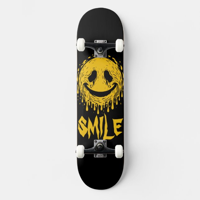 Creepy Smile Skateboard (Front)