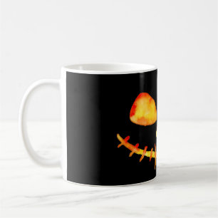 Creepy Smiling Jack O' Lantern Face Coffee Mug