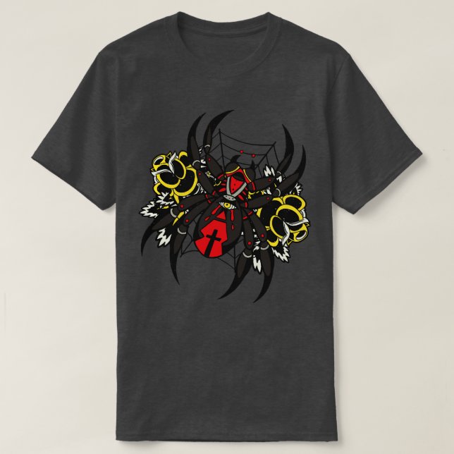 Creepy Spider T-Shirt (Design Front)