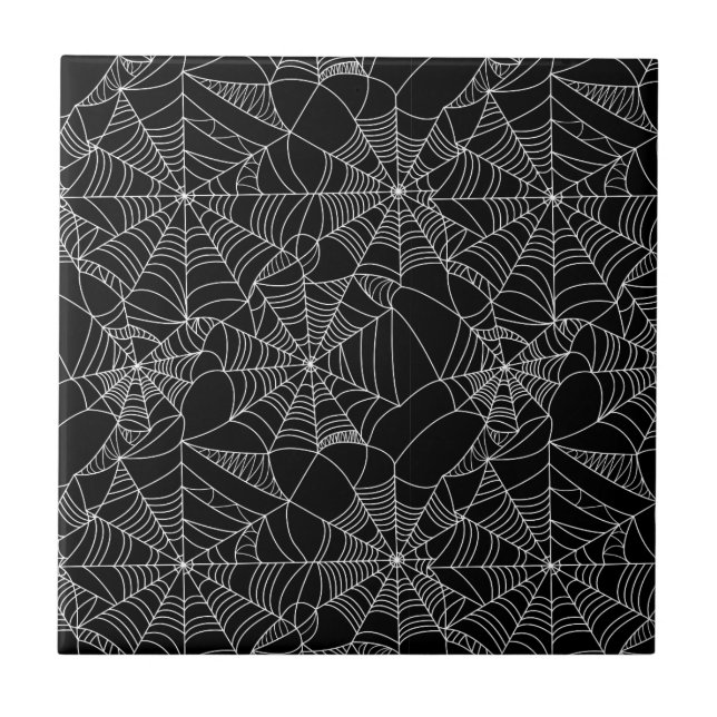 Creepy Spider Webs Tile (Front)