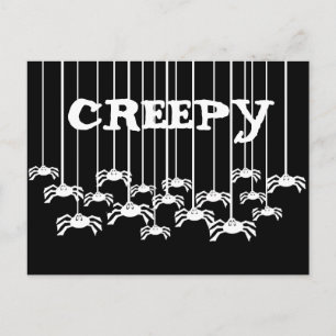 Creepy Spiders Postcard