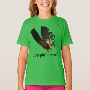 Creepy Squirrel Shadow T-Shirt