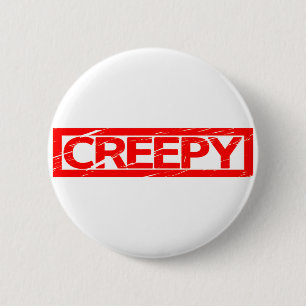 Creepy Stamp 6 Cm Round Badge