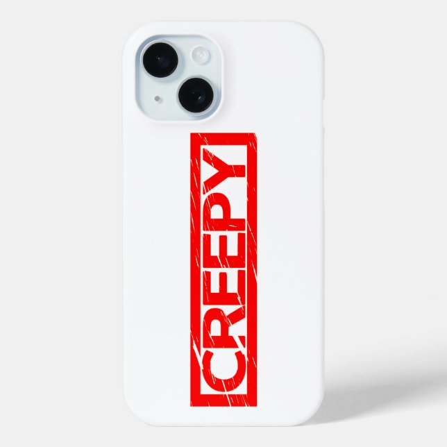 Creepy Stamp Case-Mate iPhone Case (Back)