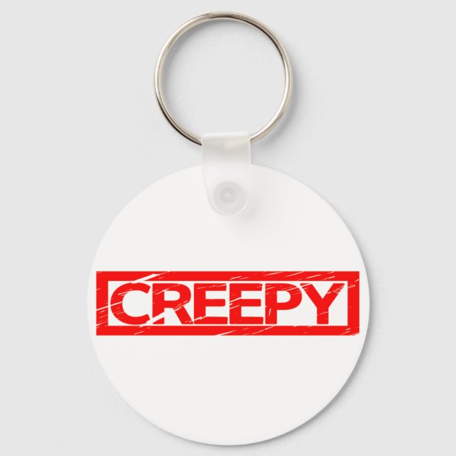 Creepy Stamp Key Ring (Front)