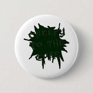 Creepy to the Core (Scary) 6 Cm Round Badge